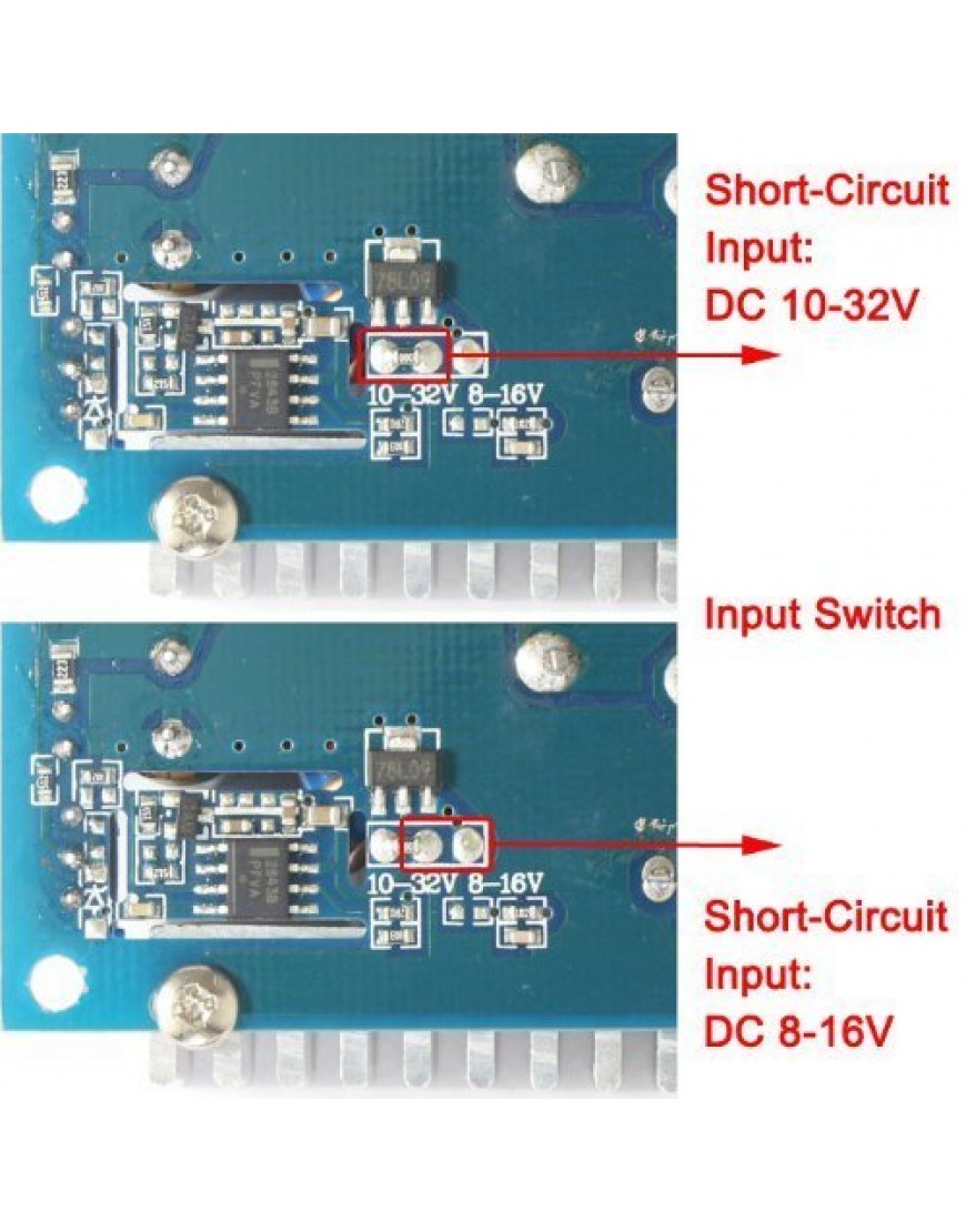 Karazzo 150W DC Converter Voltage Regulator 10-32V/8-16V to 8-46V 12/24V Boost Step Up Module 